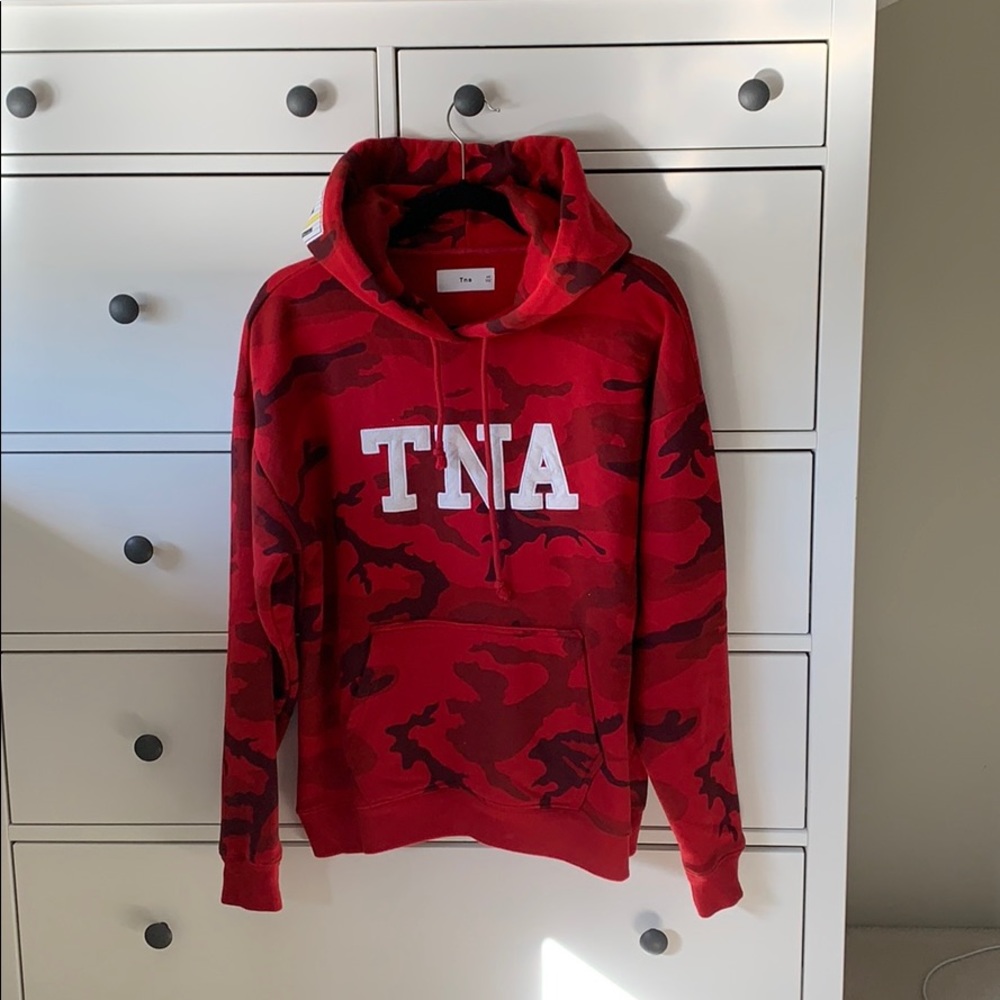 Tna Red Camouflage Hoodie